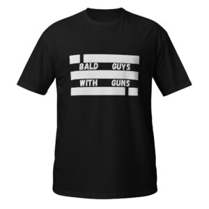 Bald Guys With Guns Logo Tee