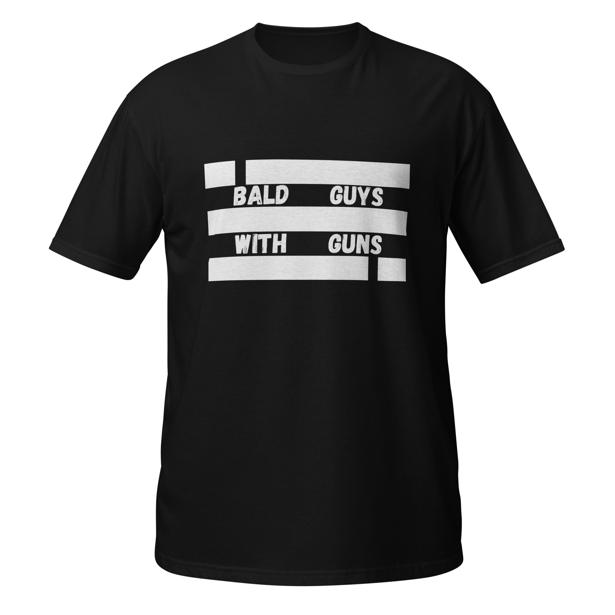 Bald Guys With Guns Logo Tee