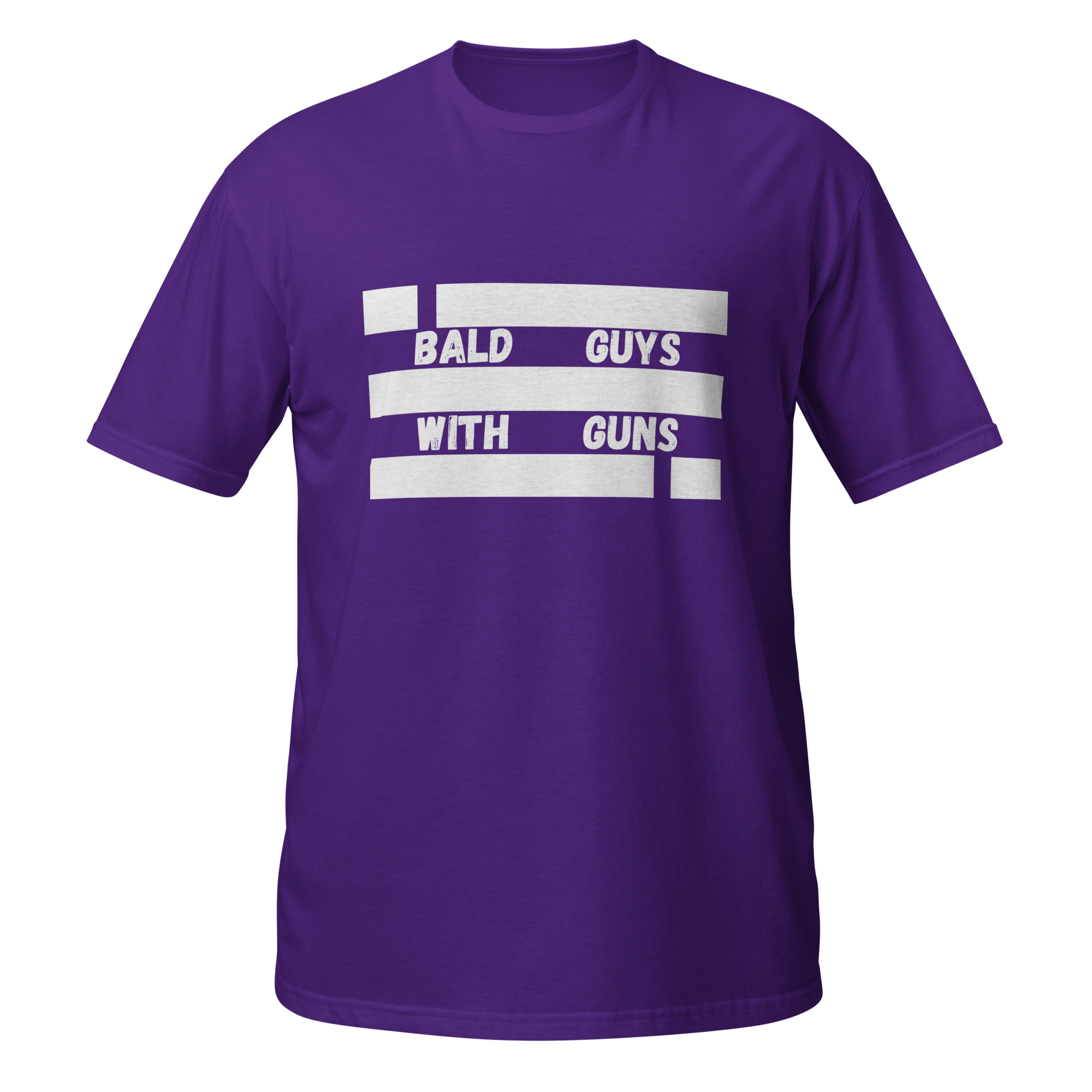 Bald Guys With Guns Logo Tee - Image 2