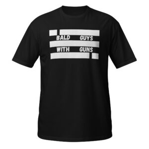 Bald Guys With Guns Logo Tee